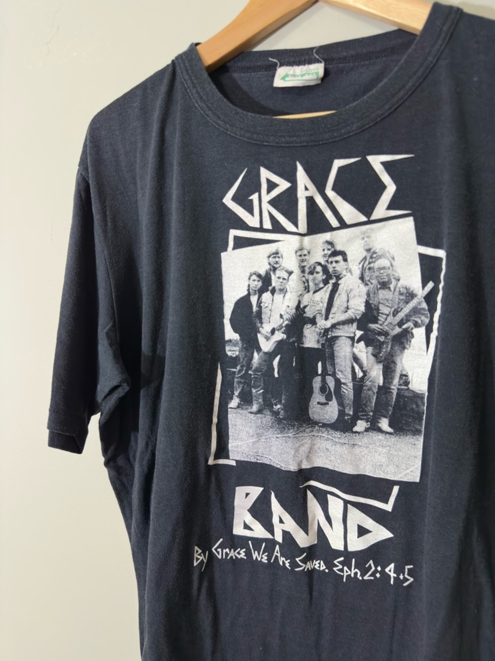 Vintage 80s ‘Grace Band’ Tee - Picture 2 of 4